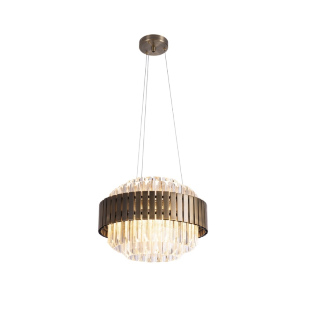 Julian Chandelier Dark Antique Brass-Renaissance Design Studio