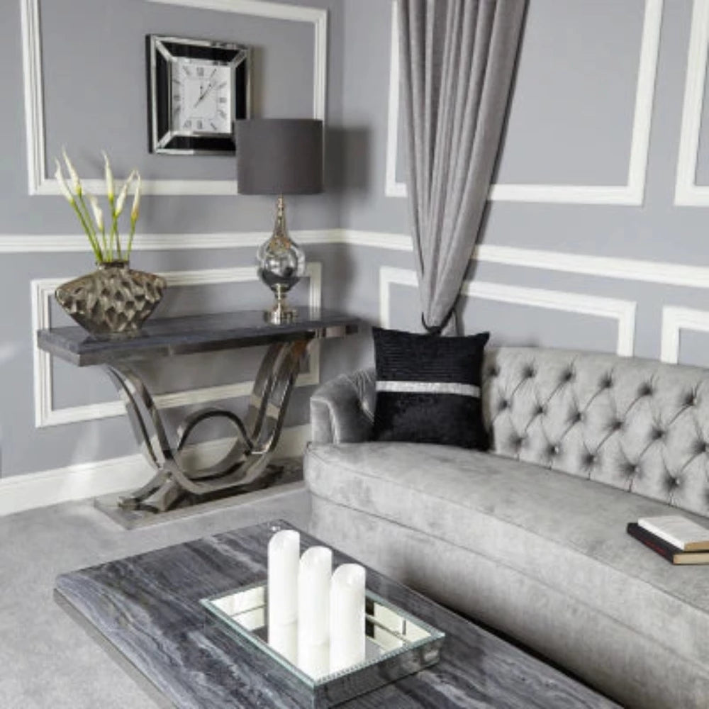 Jupiter XL marble console table reduced by €600-Console table-Renaissance Design Studio