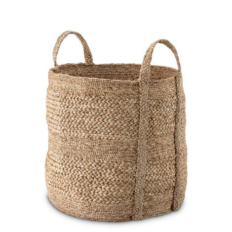 Jute log basket Nikko by Eichholtz-Renaissance Design Studio