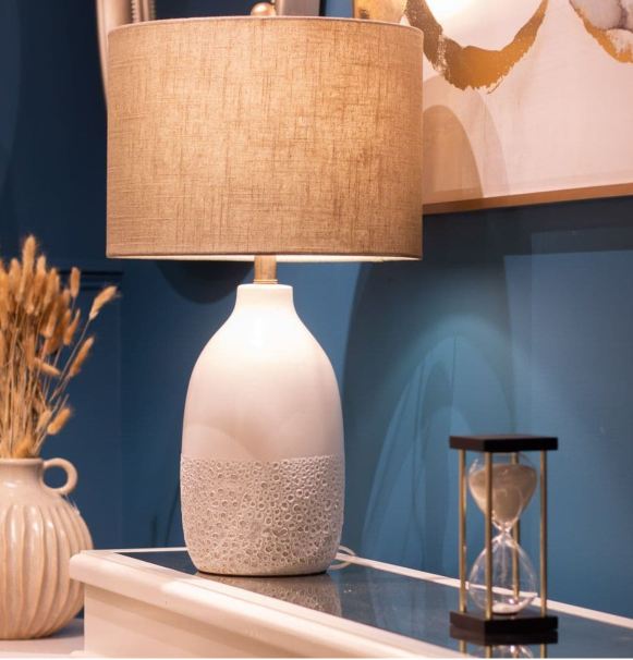 Kacey table lamp superb value lamp with shade-Renaissance Design Studio