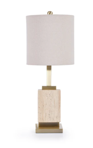 Kaia Table Lamp With Shade-Renaissance Design Studio