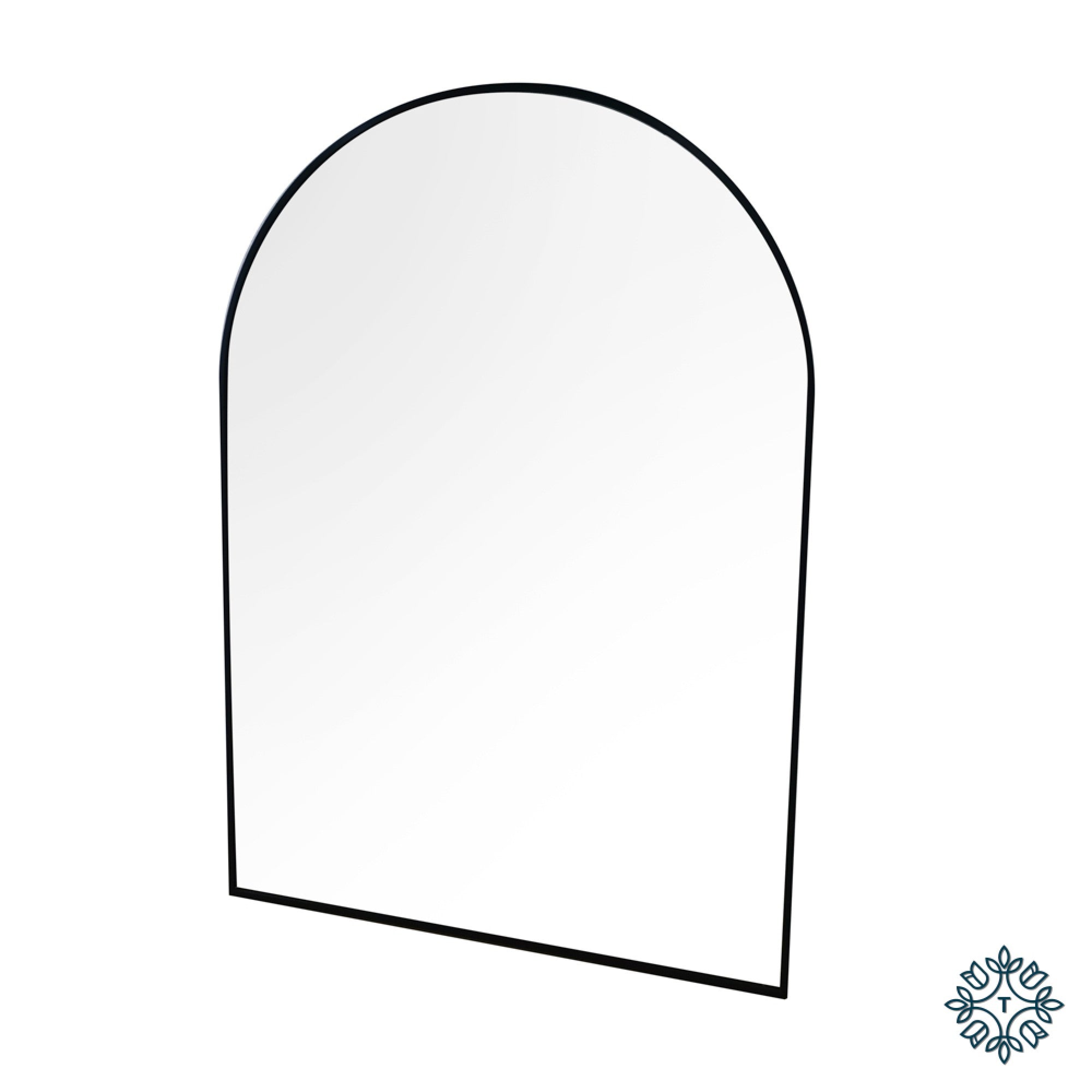 Karl modern Arch Wall Mirror 66 x 96cm In Gold or Black - Reduced-Renaissance Design Studio