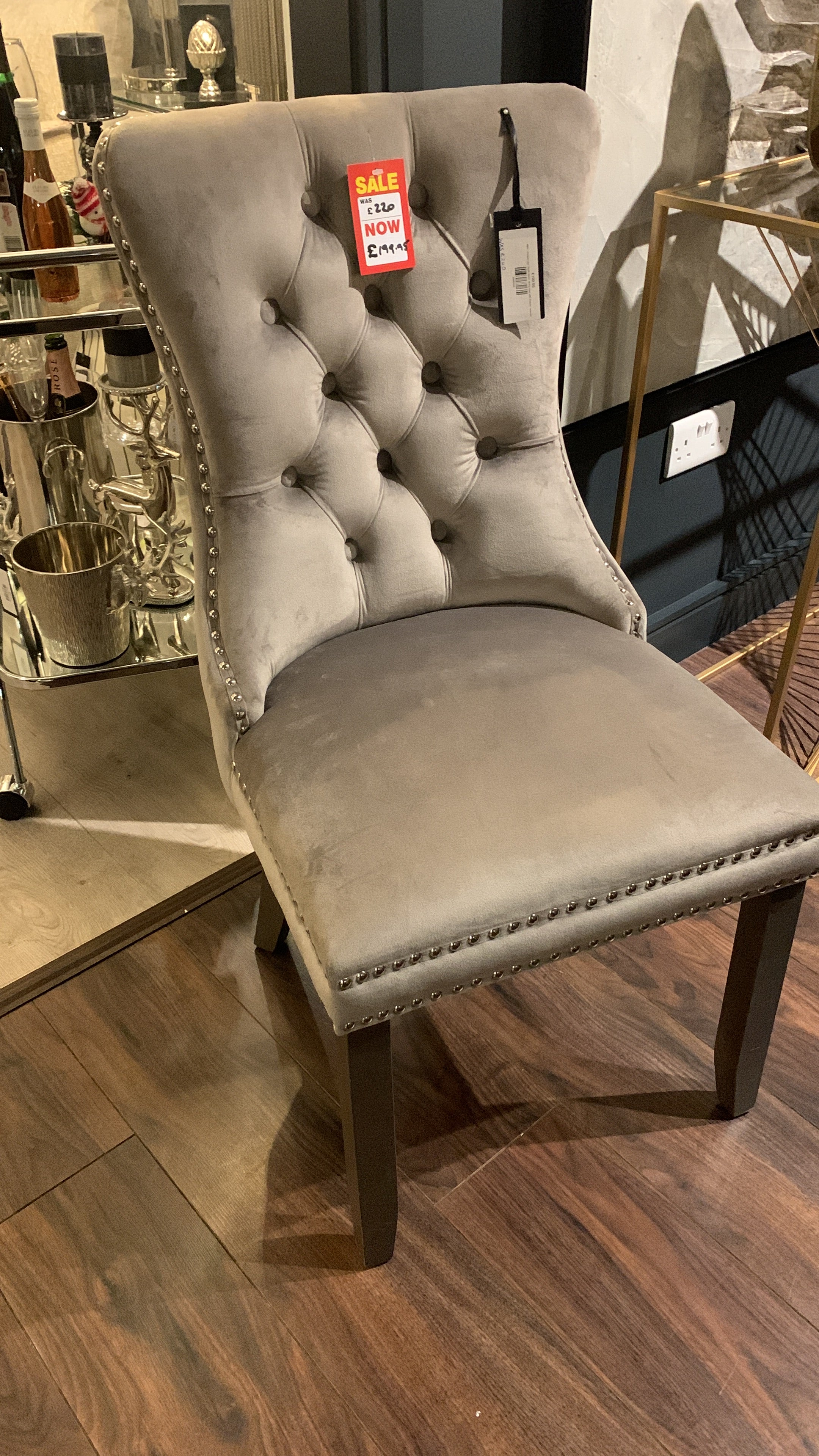 Kayla Jonathan Velvet counter Stool REDUCED price-Renaissance Design Studio