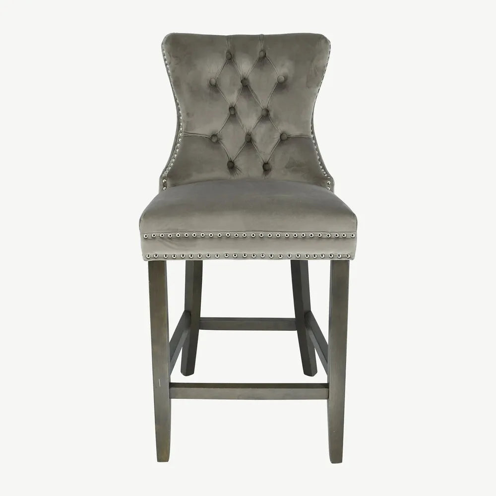 Kayla Jonathan Velvet counter Stool REDUCED price-Renaissance Design Studio