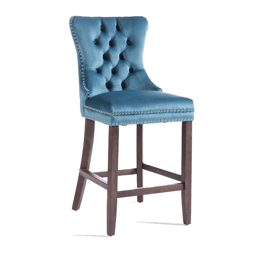 Kayla Jonathan Velvet counter Stool REDUCED price-Renaissance Design Studio