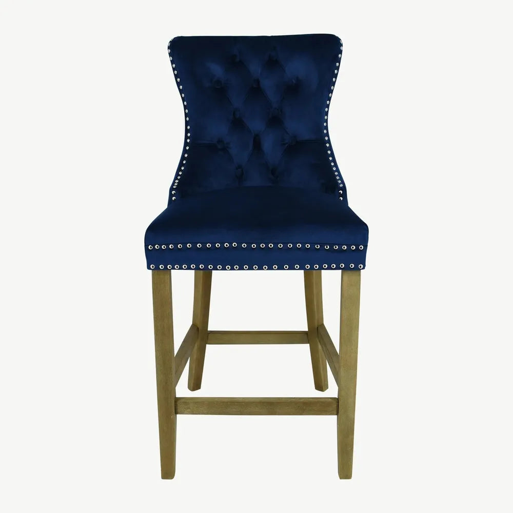 Kayla Jonathan Velvet counter Stool REDUCED price-Renaissance Design Studio