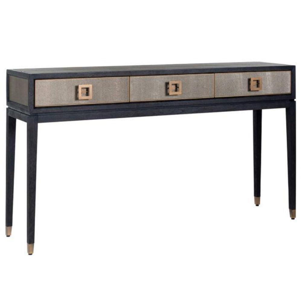 Kensington 3 drawer console table-console table-Renaissance Design Studio