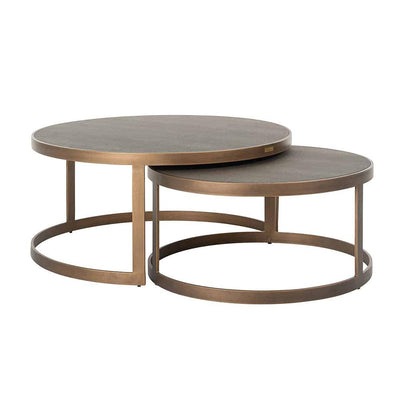 Kensington B shagreen Set of Coffee Tables