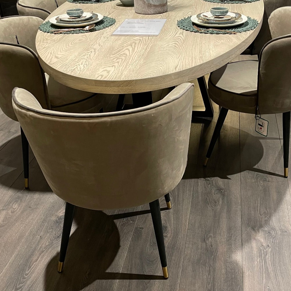 Kensington bespoke Oval Dining Table.-Renaissance Design Studio