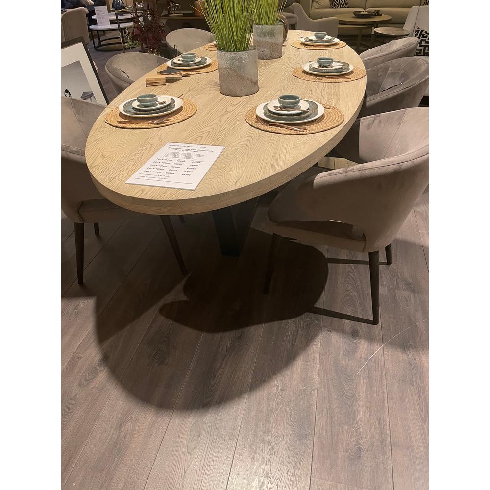 Kensington bespoke Oval Dining Table.-Renaissance Design Studio