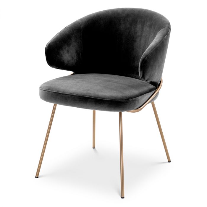 Kinley dining chair by Eichholtz in choice of 4 colours-Renaissance Design Studio