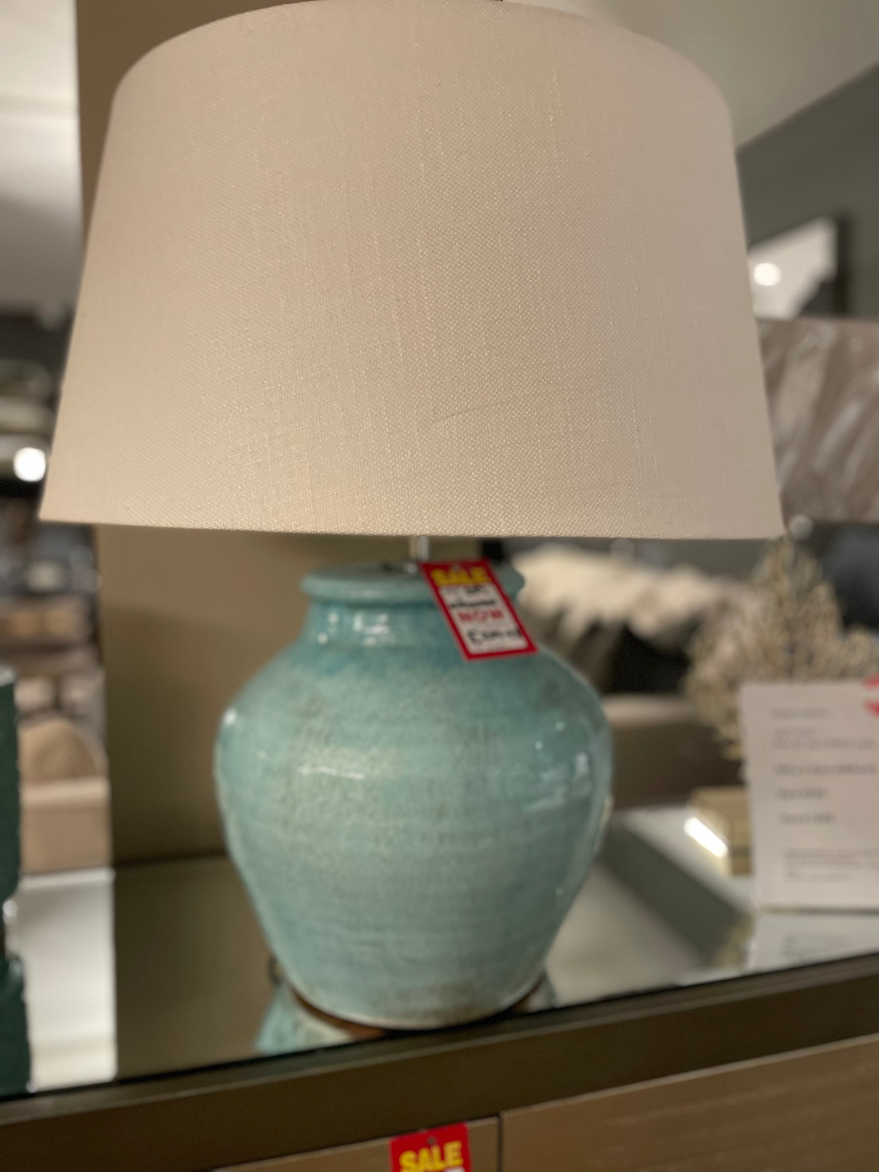 Kodovan Large lamp base by Light and Living , shade normally extra but included in price-Renaissance Design Studio