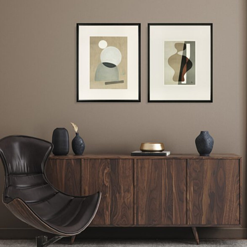 La Femme 01 hand made framed abstract art work-Renaissance Design Studio