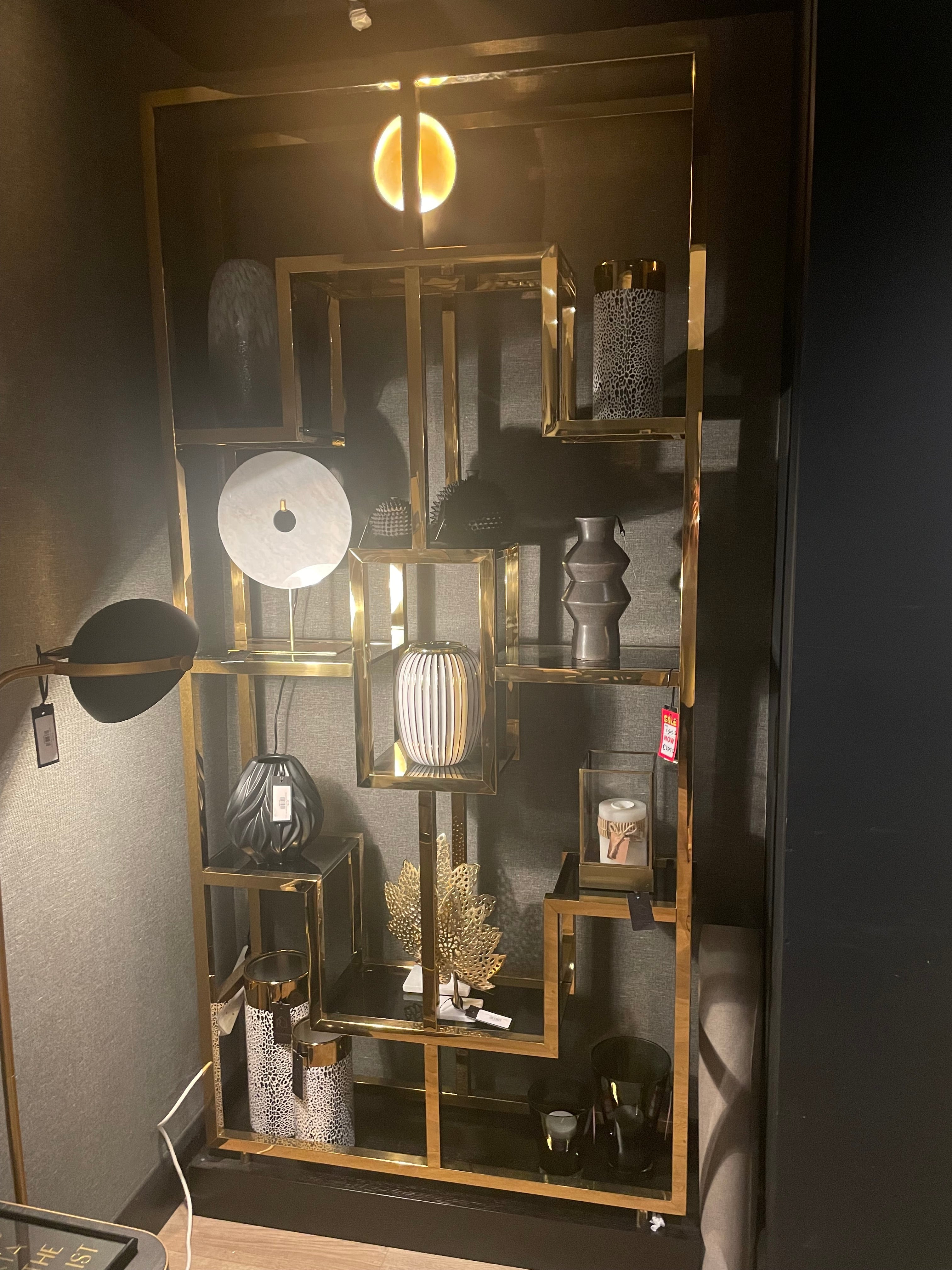 Lagonda Display wall unit by Eichholtz less 30% ex showroom-Renaissance Design Studio