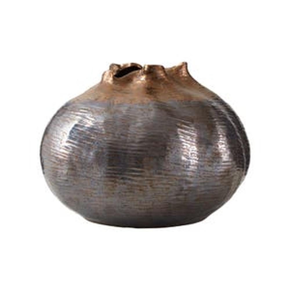 Large Asymmetrical Metalic Vase-Renaissance Design Studio