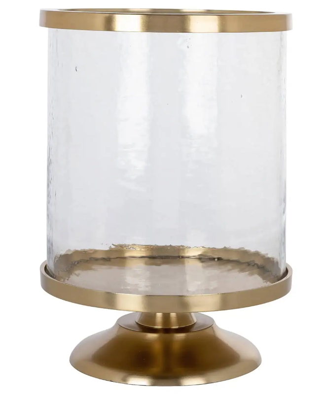 Large Hurricane Janet gold and glass-Renaissance Design Studio
