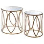 Large nest October 2 gold tables-Renaissance Design Studio