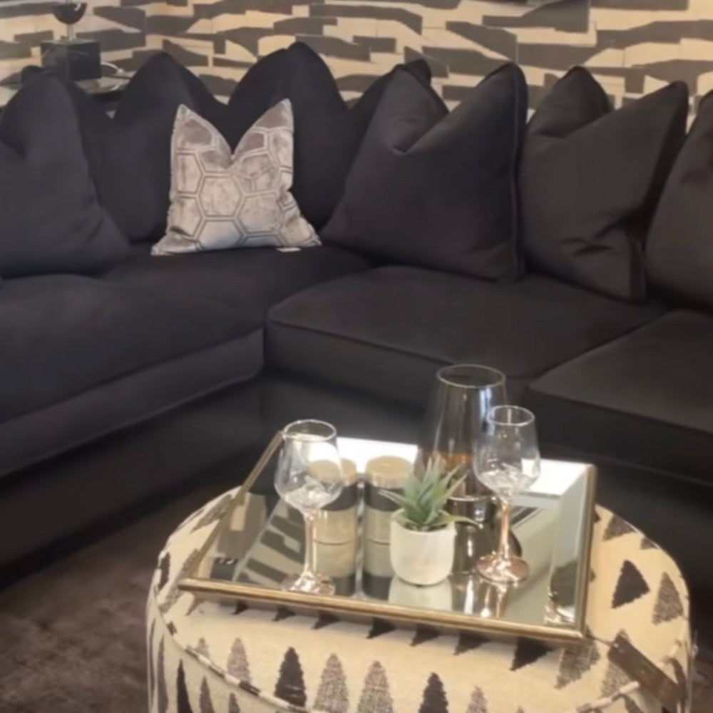 Lauren corner group with full loam seating custom made fot you-Renaissance Design Studio