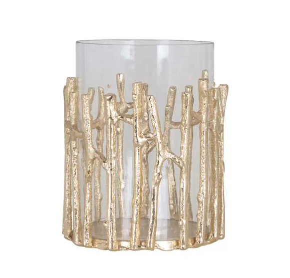Laurie gold Hurricane in choice of sizes-Candle Holders-Renaissance Design Studio