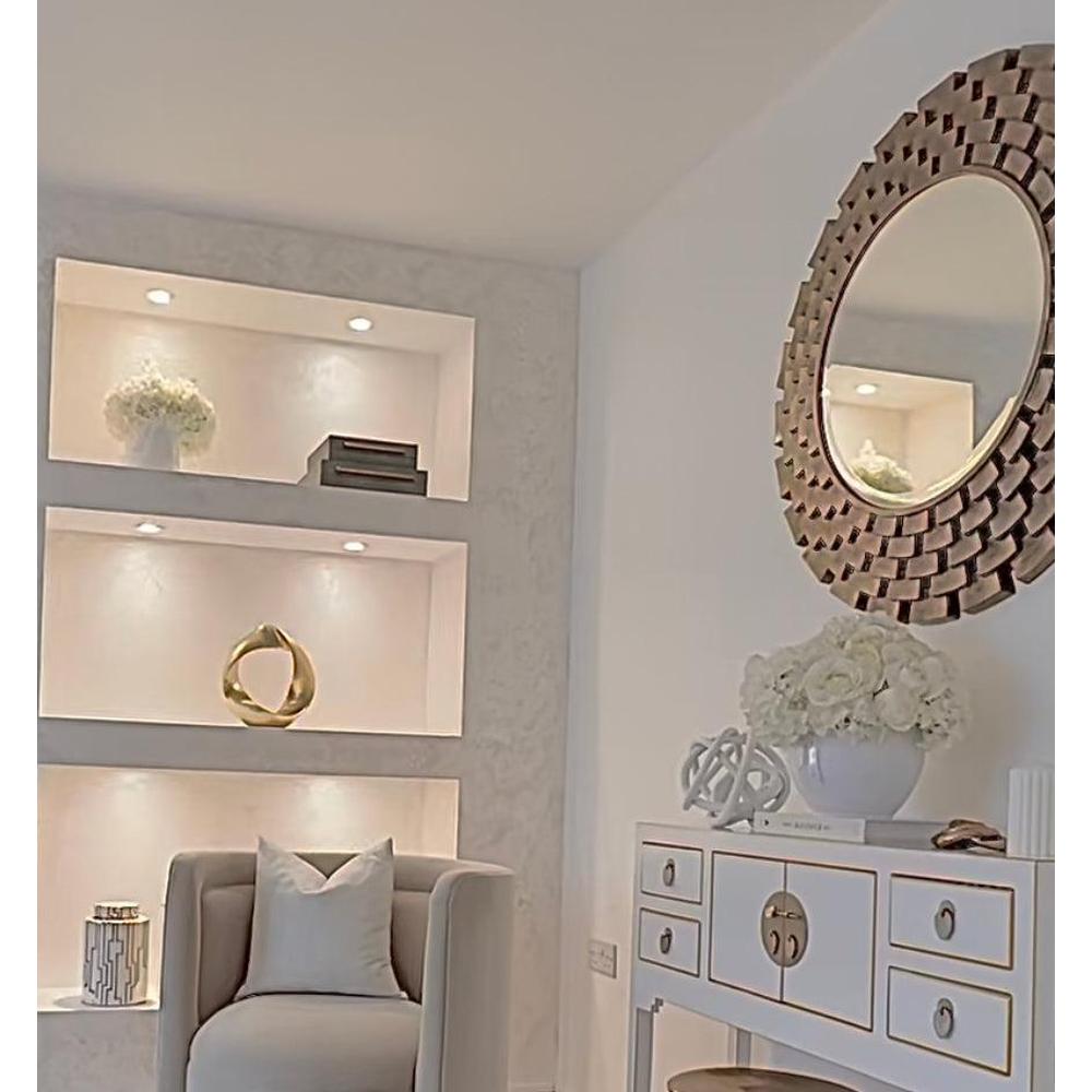 Laviana Mirror round 121 cm by RV Astley-Renaissance Design Studio