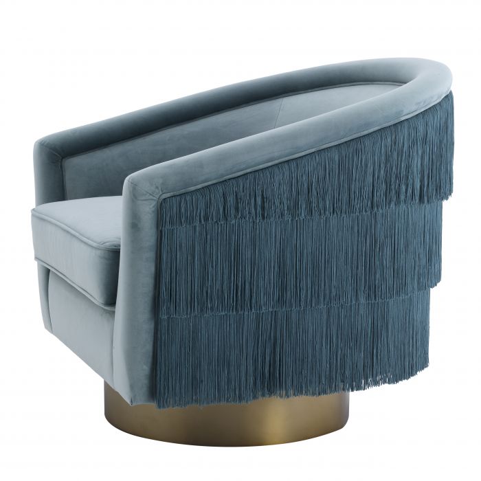 Le Vante occasional chair in glam velvet by Eichholtz-Renaissance Design Studio