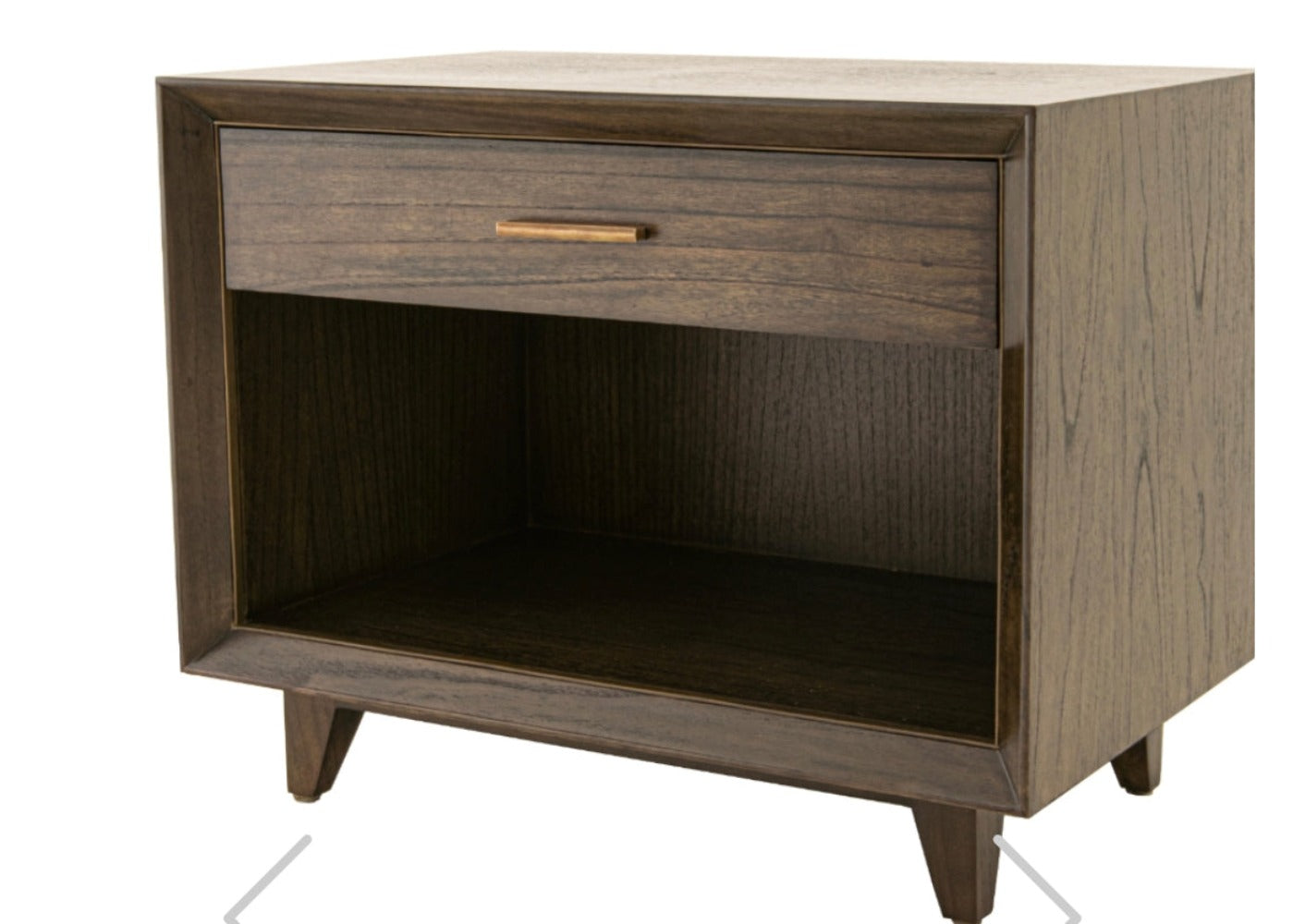LEANAN WIDE BEDSIDE CABINET-Renaissance Design Studio