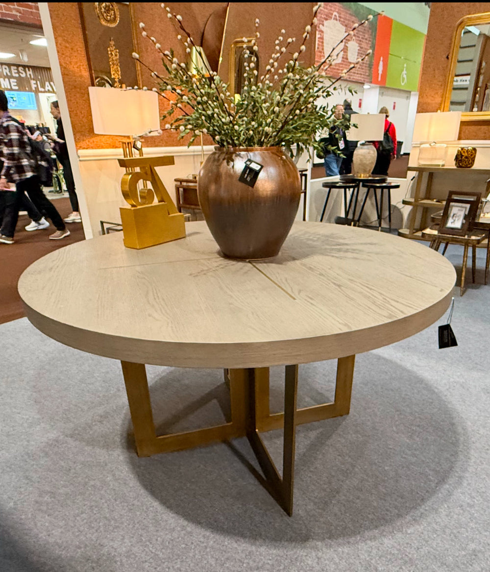 Leonard round dining table-Dining table-Renaissance Design Studio