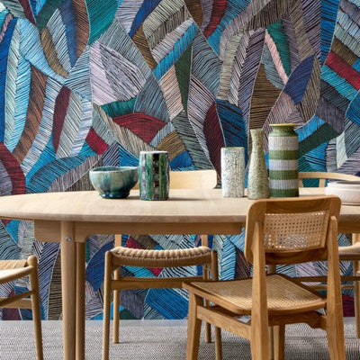 Les Tricots Chintz Designer Wallpaper By Arte
