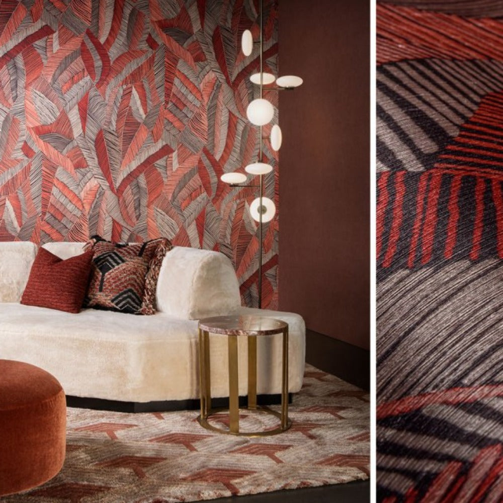 Les Tricots Chintz Designer Wallpaper By Arte-Renaissance Design Studio