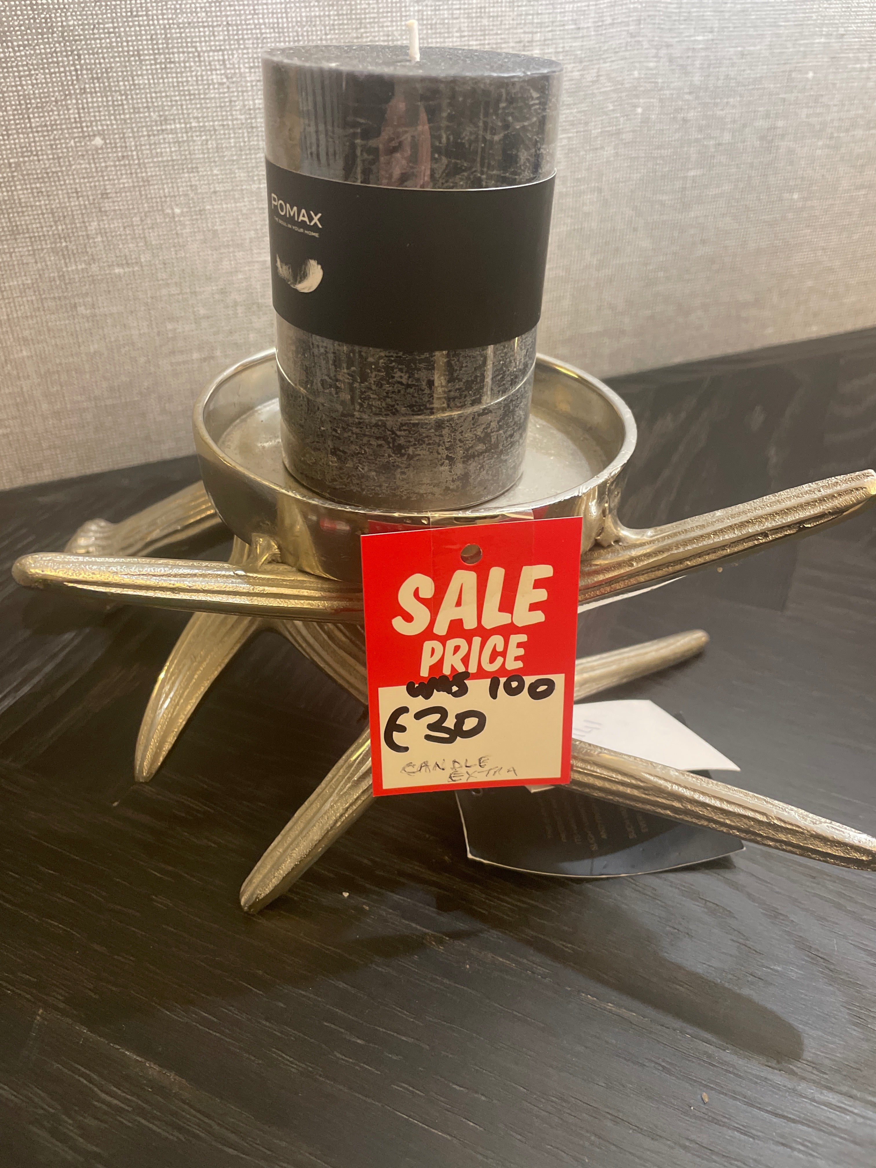 Libra X candle holder sale less than half price-Renaissance Design Studio