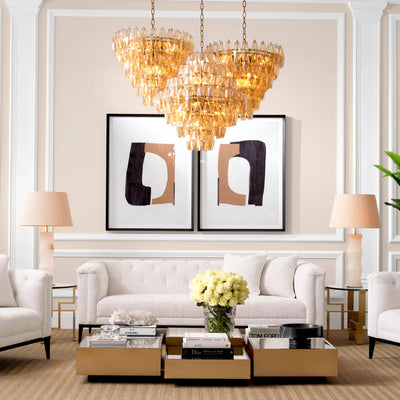 Limited edition abstract wall art  Cardboard Cutouts. Set of 2  by Eichholtz