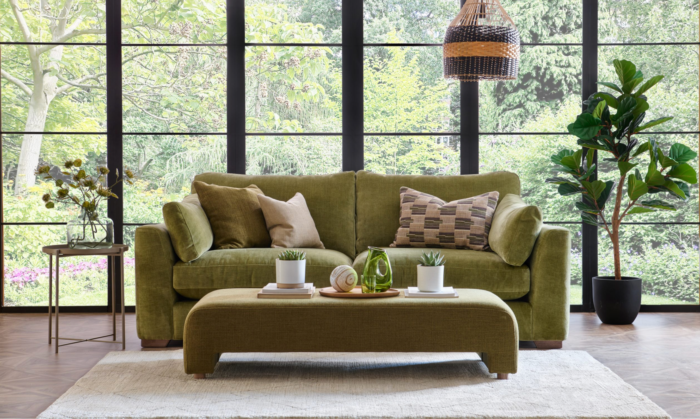 Lisbon compact lounger sofa by Whitemeadow save €1000 on stock-Chaise sofa-Renaissance Design Studio