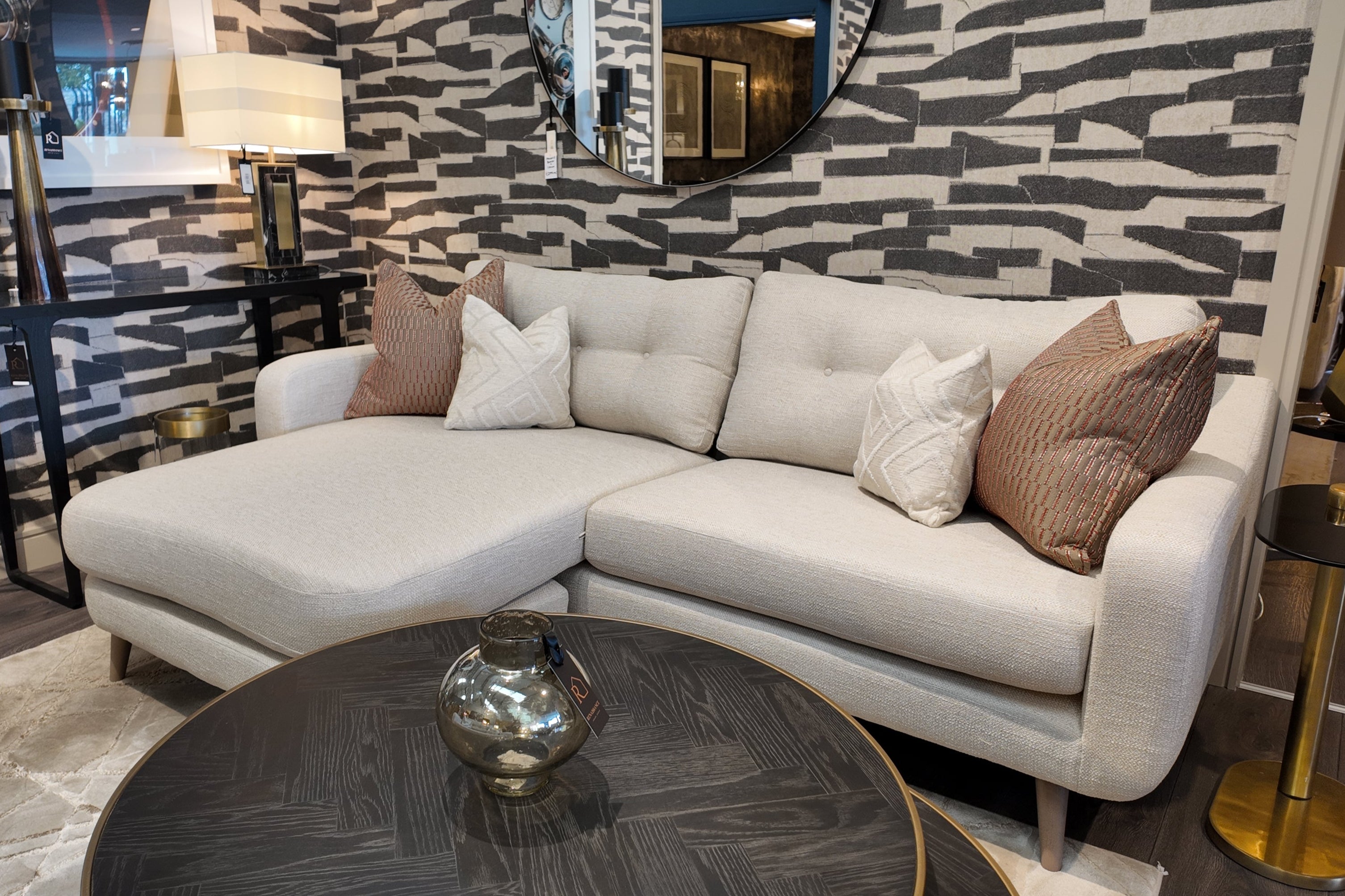 Lisbon compact lounger chaise sofa by Whitemeadow-Renaissance Design Studio