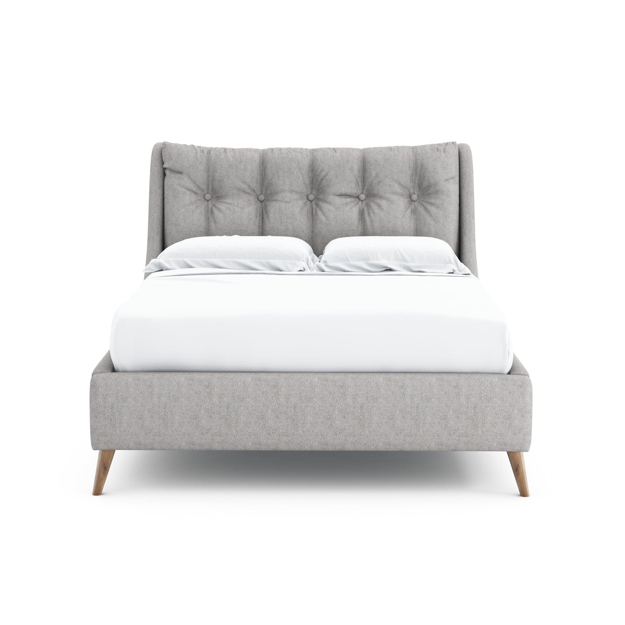 Louis Custom ultra modern styling handmade bed w delicious curves Price from €1475-Renaissance Design Studio