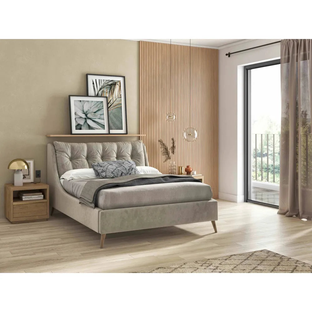 Louis Custom ultra modern styling handmade bed w delicious curves Price from €1475-Renaissance Design Studio