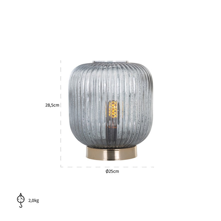 Louise Candle table lamp-Renaissance Design Studio