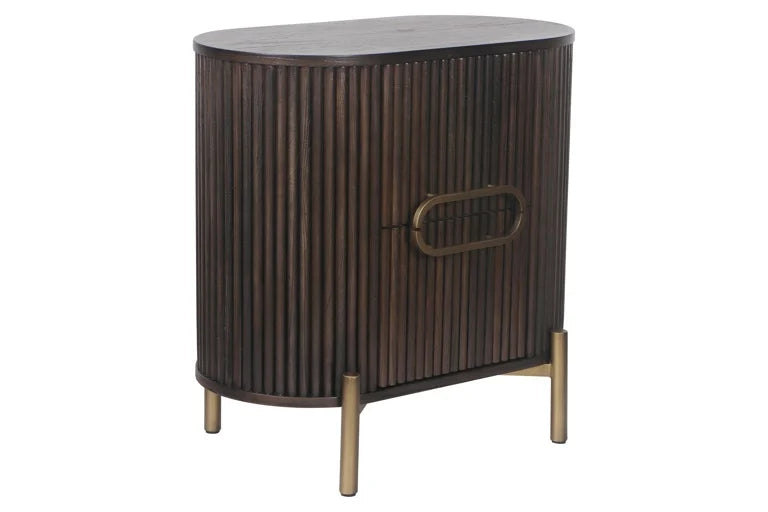 Lulu 1 door bedside cabinet-Renaissance Design Studio