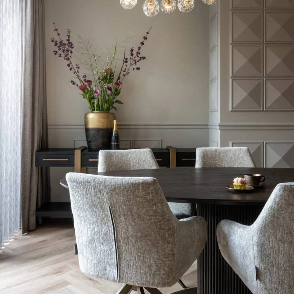 Lux Oval Table available in 2 sizes-oval dining table-Renaissance Design Studio