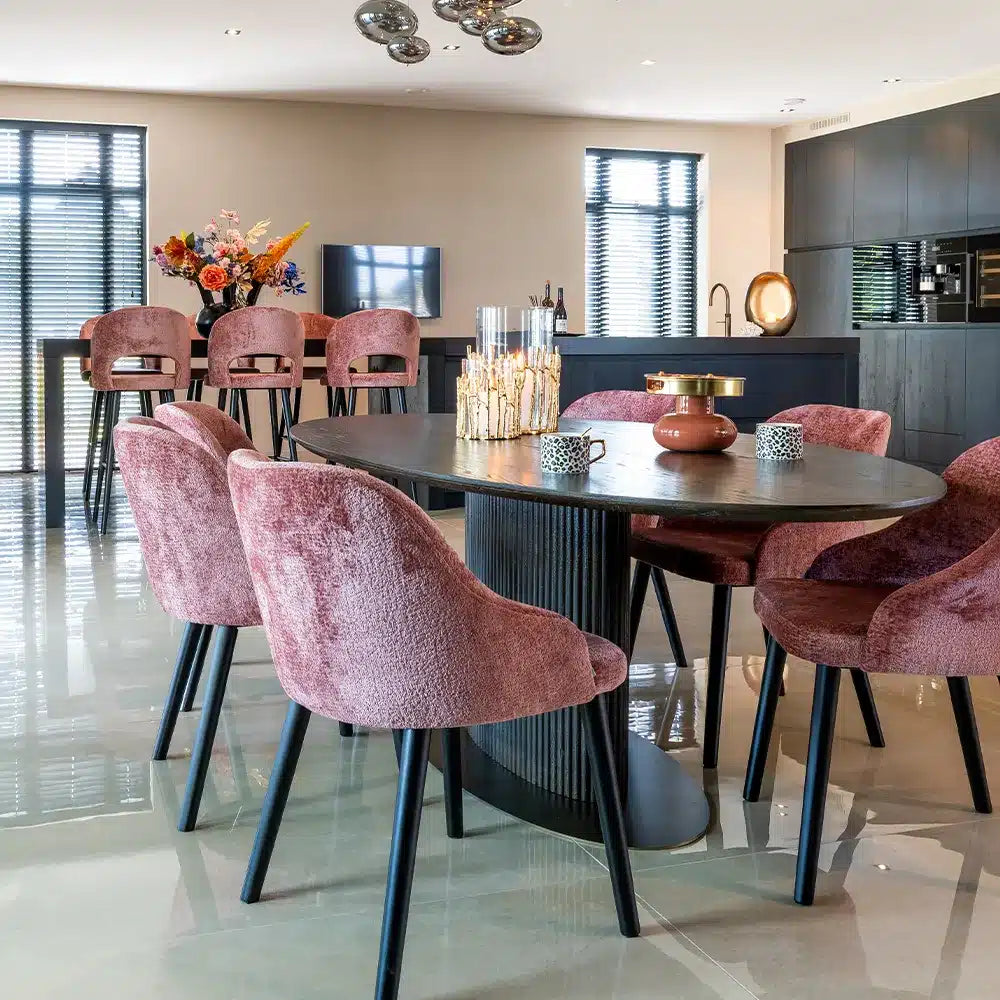 Lux Oval Table available in 2 sizes-oval dining table-Renaissance Design Studio