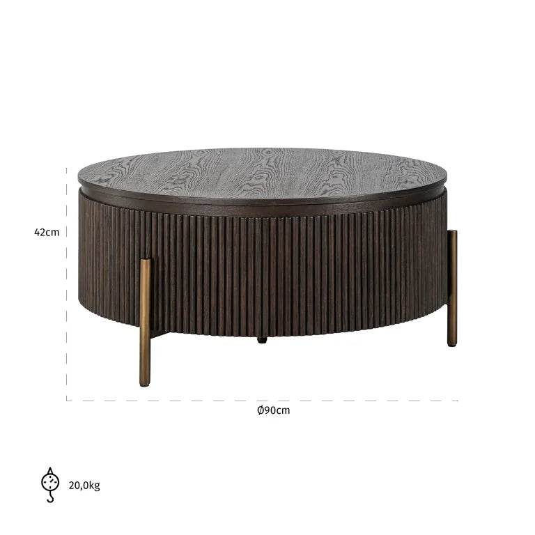 Luxe Coffee table Large 95 cm-Renaissance Design Studio