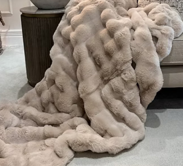 Luxurious Raffles Faux Fur Large 200 x 150 cm Various colours.-Renaissance Design Studio
