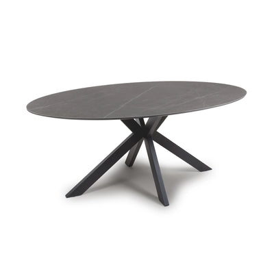 Lydia oval dining table with spider leg Nett
