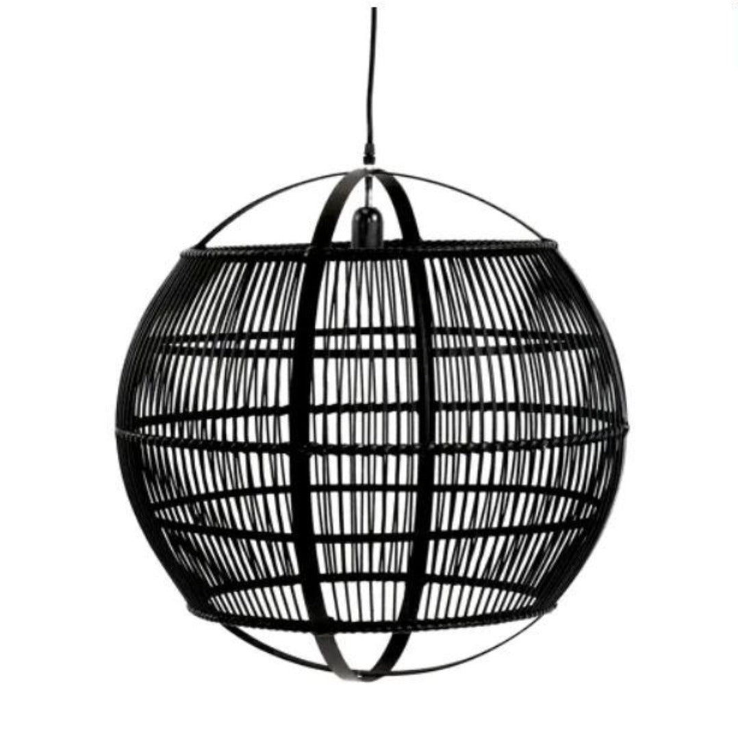 Mac Bamboo Pendant Black - Reduced-Renaissance Design Studio