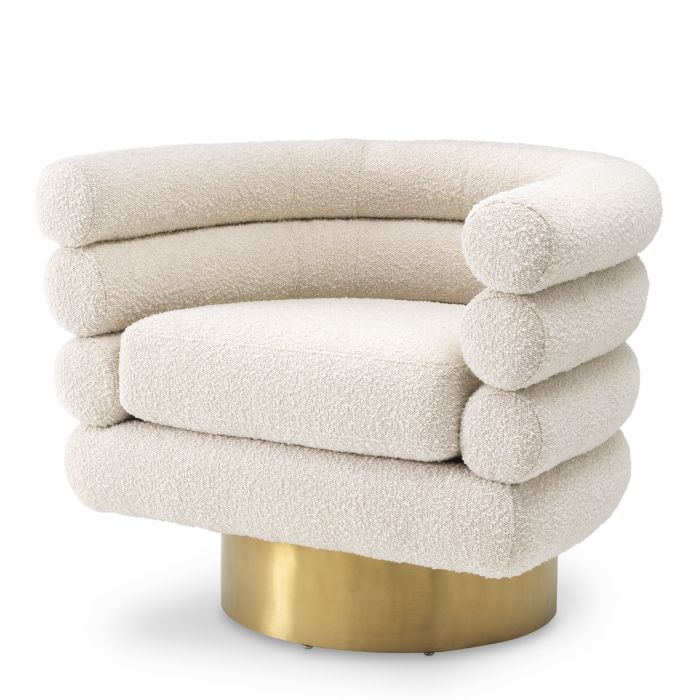 Maguire swivel armchair by Eichholtz.-Renaissance Design Studio