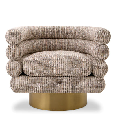 Maguire swivel armchair by Eichholtz. last one Outlet Deal save 20%.
