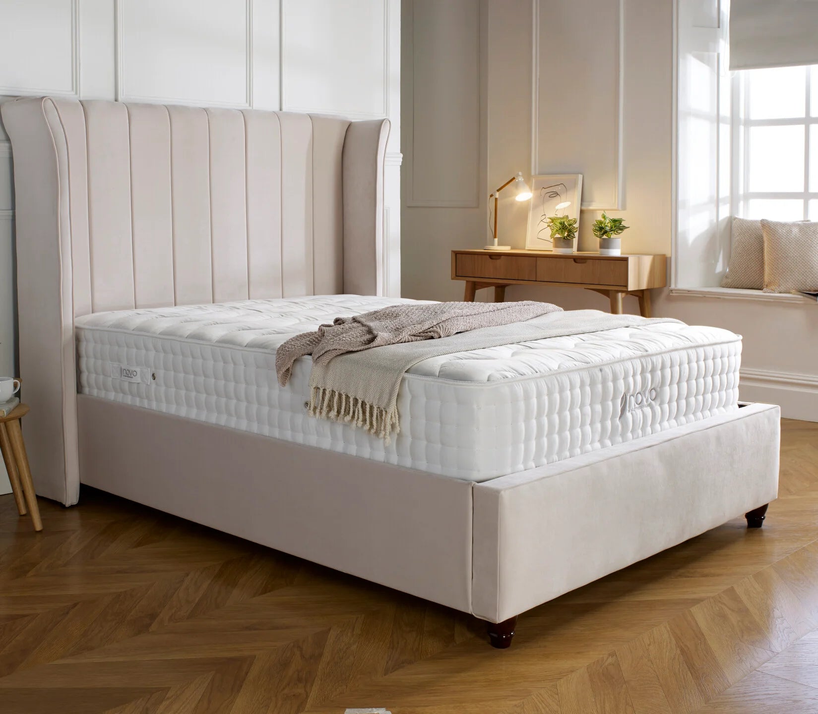 Maisie bed frame custom made.-Renaissance Design Studio