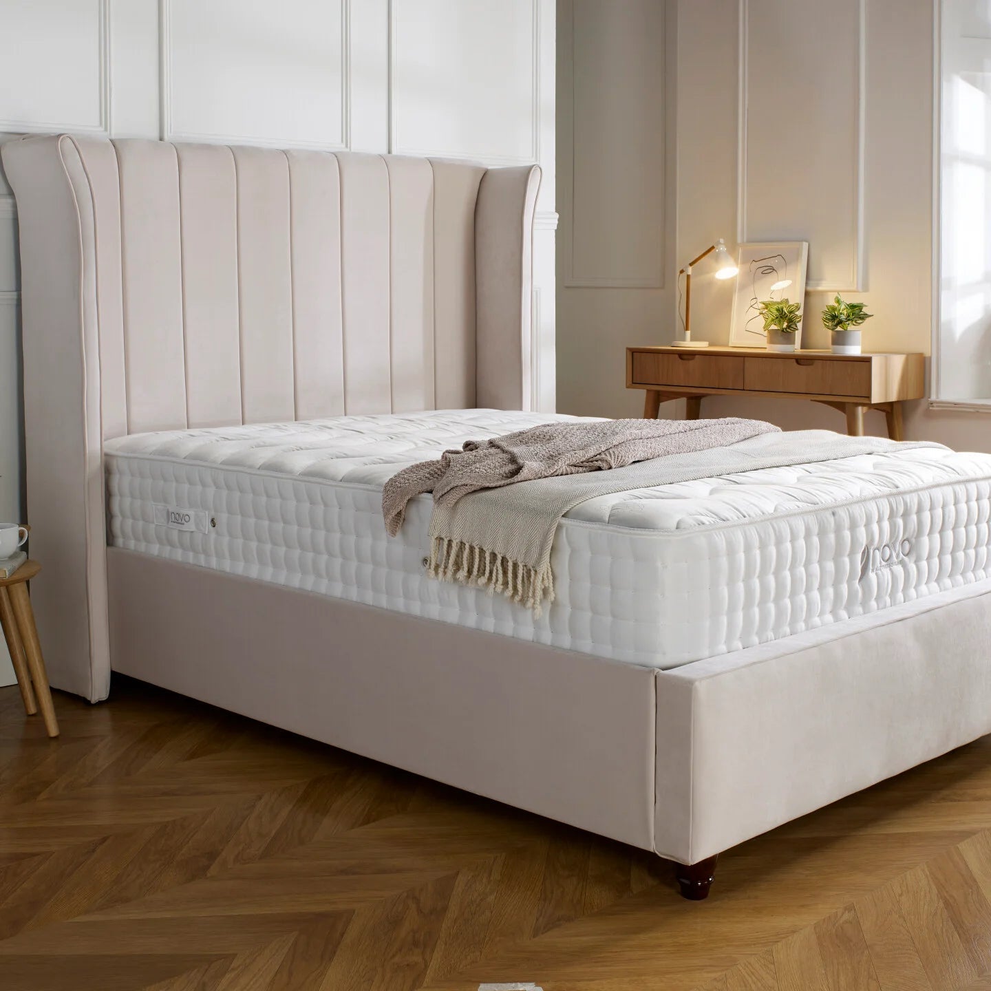 Maisie bed frame custom made.-Renaissance Design Studio