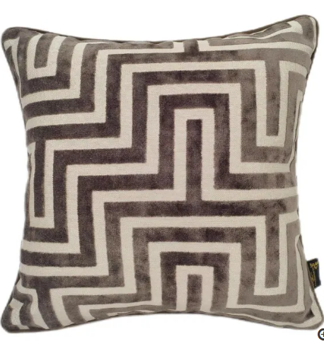 Malini Amazing Chocolate Cushion L 56 x 56cm-Renaissance Design Studio