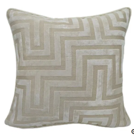 Malini Amazing Ivory Cushion L 56 x 56 cm-Renaissance Design Studio