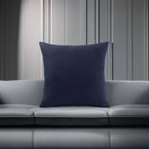 Navy fibre filled scatter cushions clearance offer 43 cm